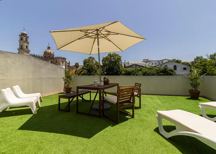 Allo Arroyo Atico Parking Centro 1 アパート